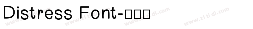 Distress Font字体转换